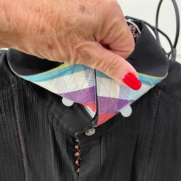 Robert Graham Men’s Black Long Sleeved Shirt - Picture 4 of 9